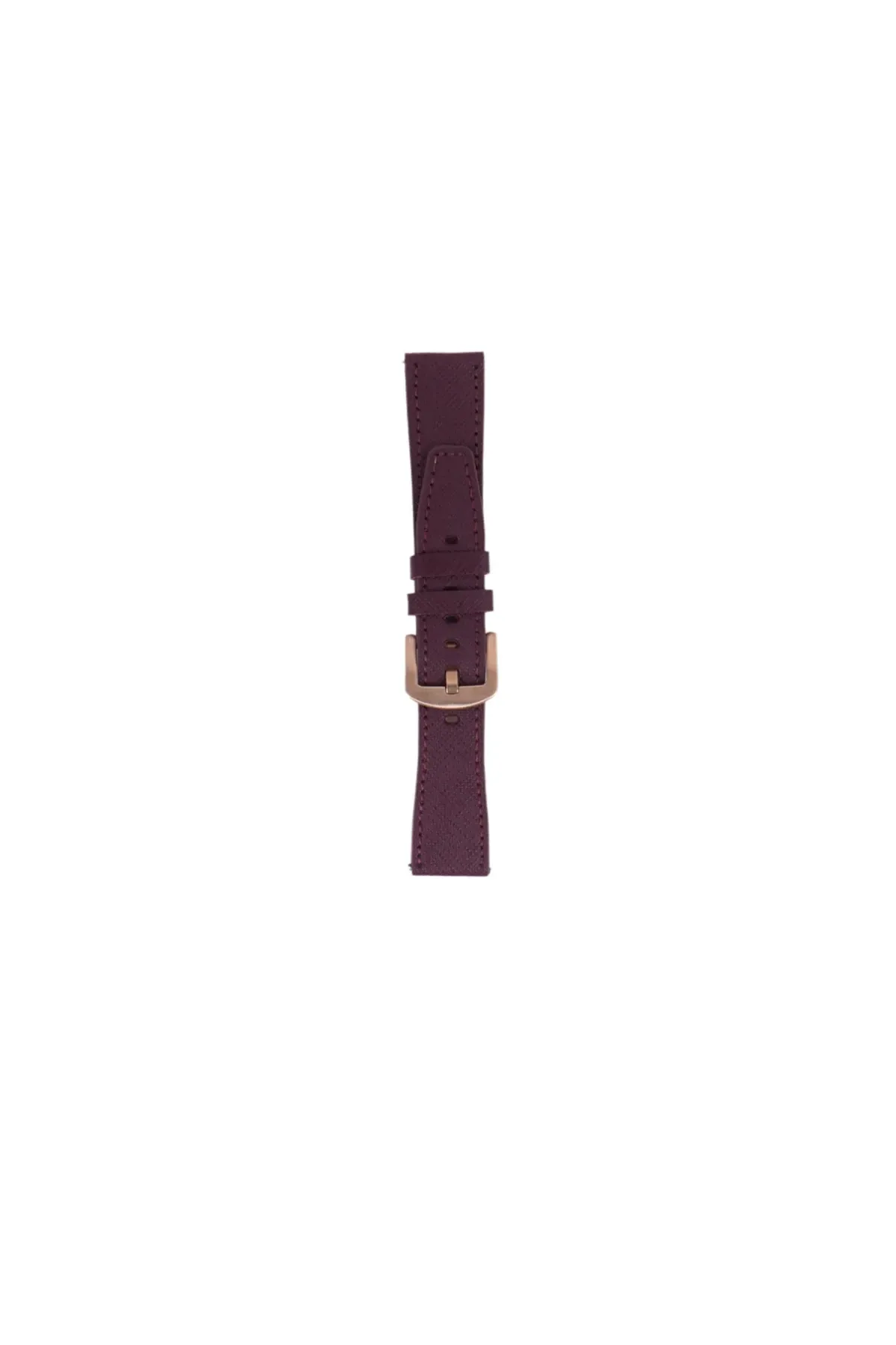 Fro LW38-43 20 mm Hakiki Deri Safiano Bordo Kordon Gold Toka