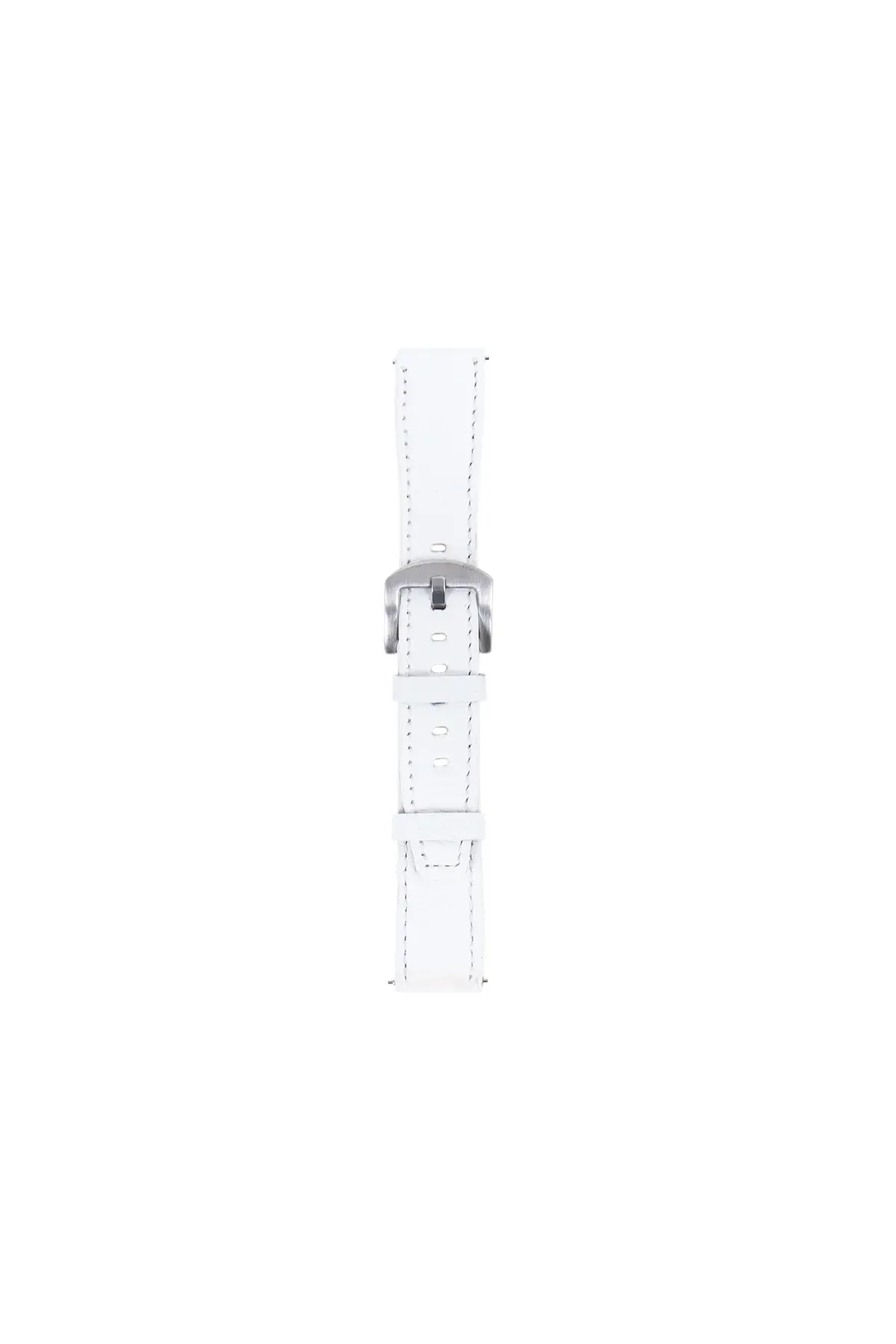 Fro LW38-43 20 mm Hakiki Deri Kroko Beyaz Kordon Gold Toka