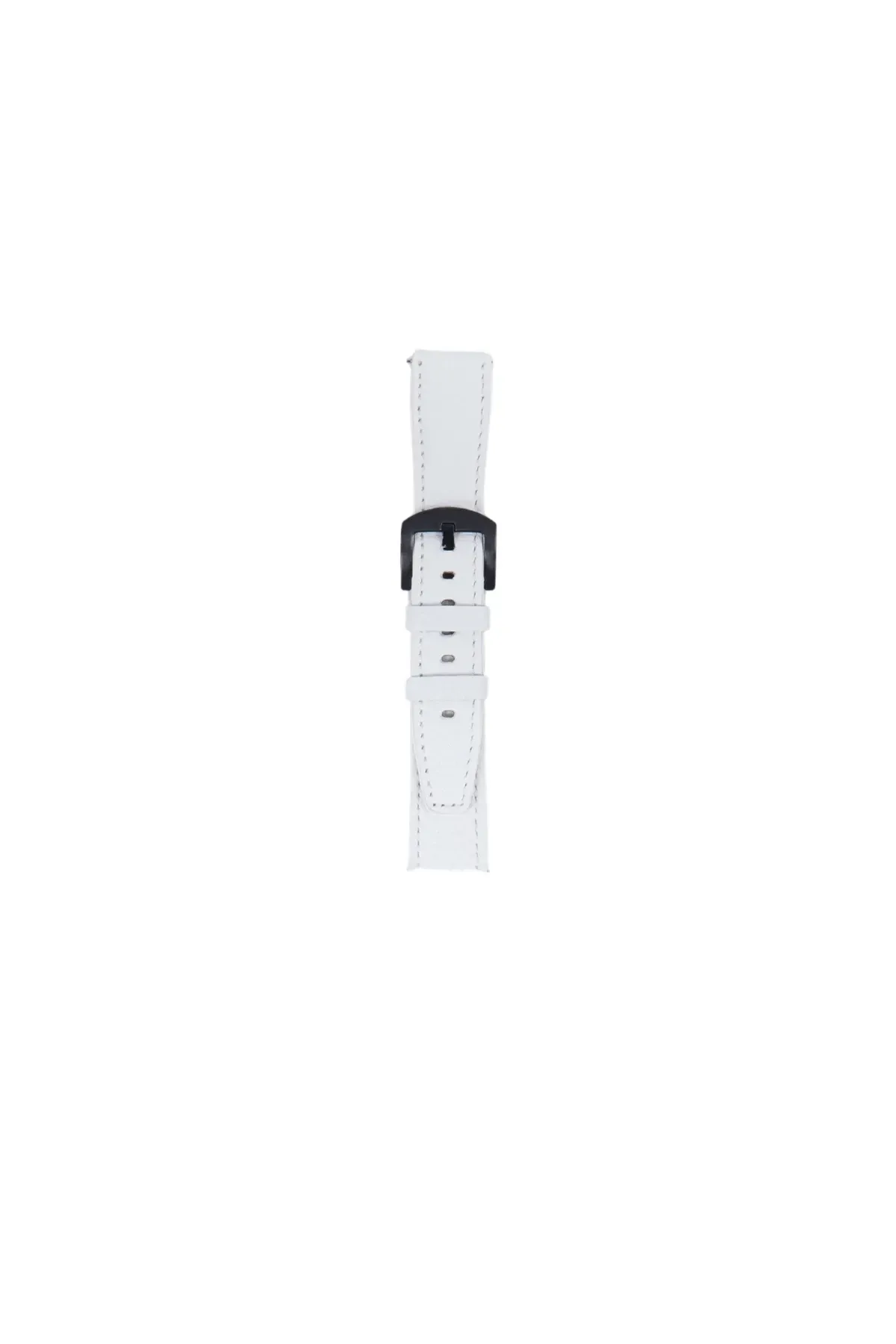 Fro LW38-43 20 mm Hakiki Deri Floter Beyaz Kordon Siyah Toka