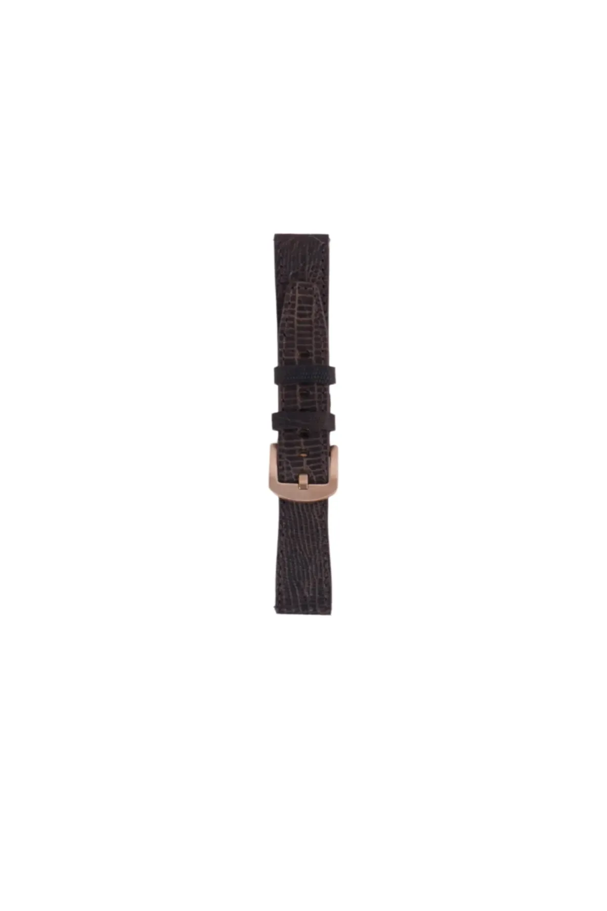 Fro LW38-43 20 mm Hakiki Deri İguana Kahve Kordon Gold Toka