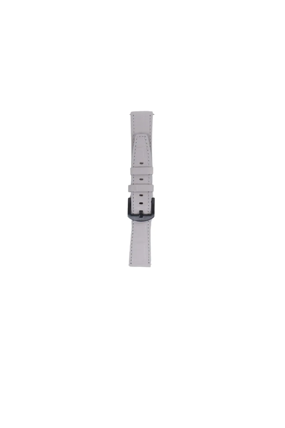 Fro LW38-43 20 mm Hakiki Deri Kroko Krem Kordon Siyah Toka