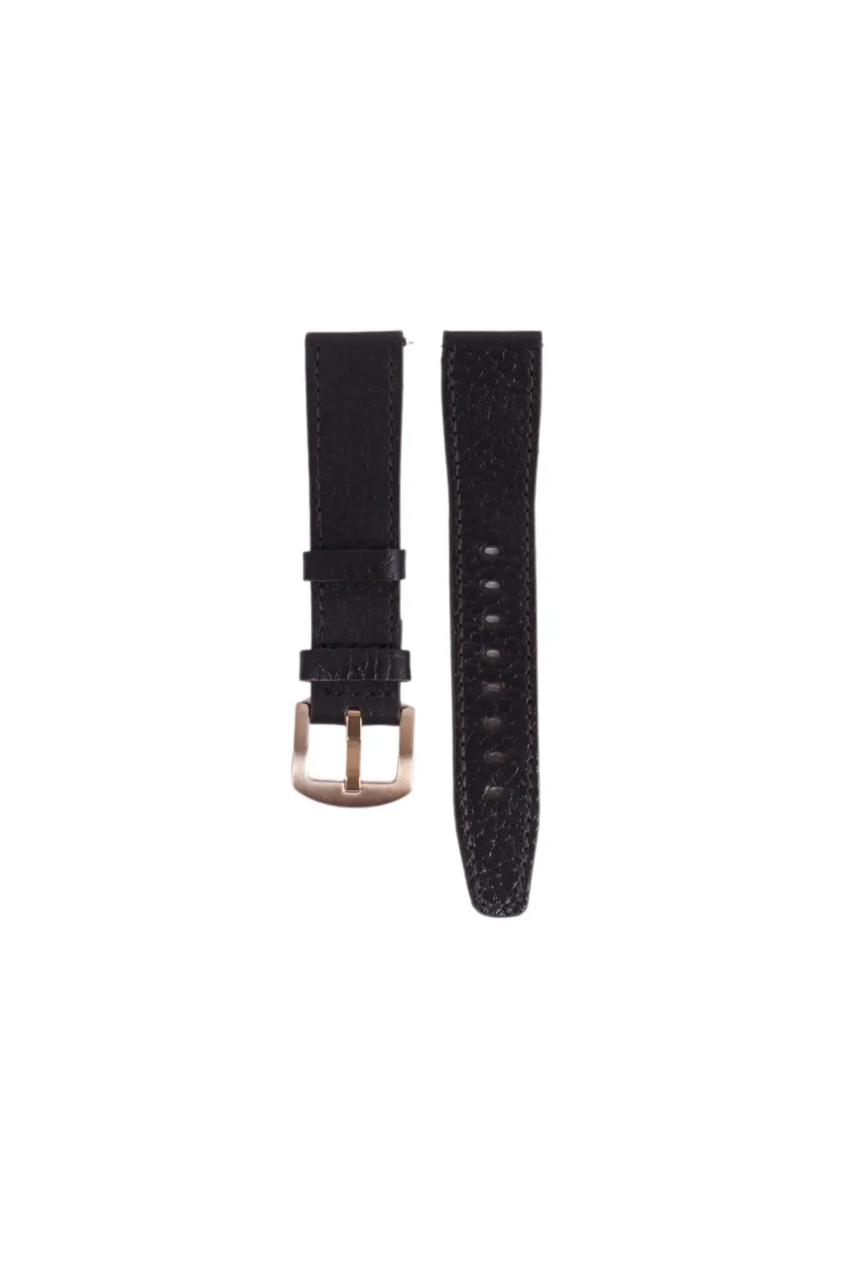Fro LW38-43 20 mm Hakiki Deri Floter Kahve Kordon Gold Toka