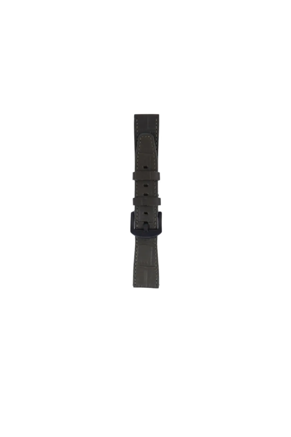 Fro LW38-43 20 mm Hakiki Deri Kroko Haki Kordon Siyah Toka