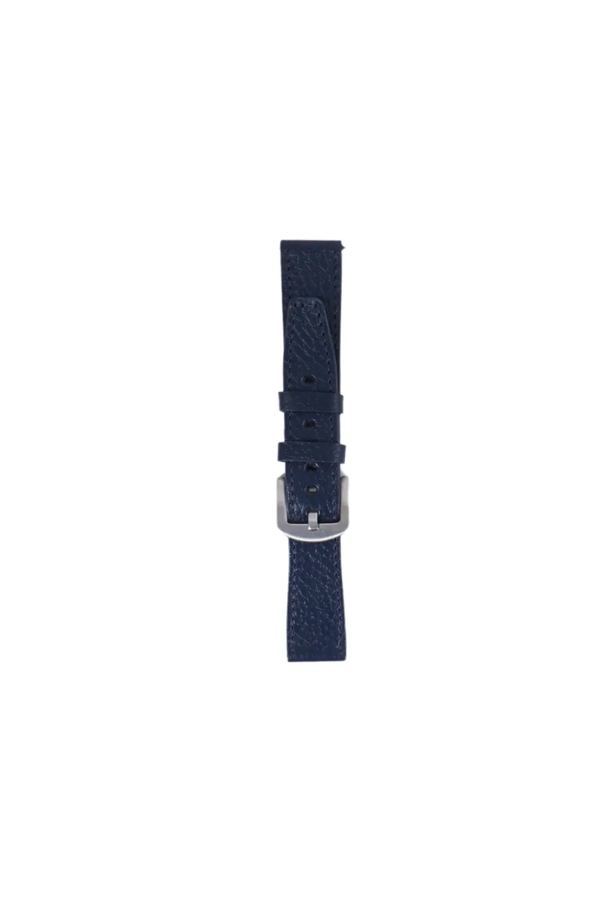 Fro LW38-43 20 mm Hakiki Deri Floter Lacivert Kordon Silver Toka