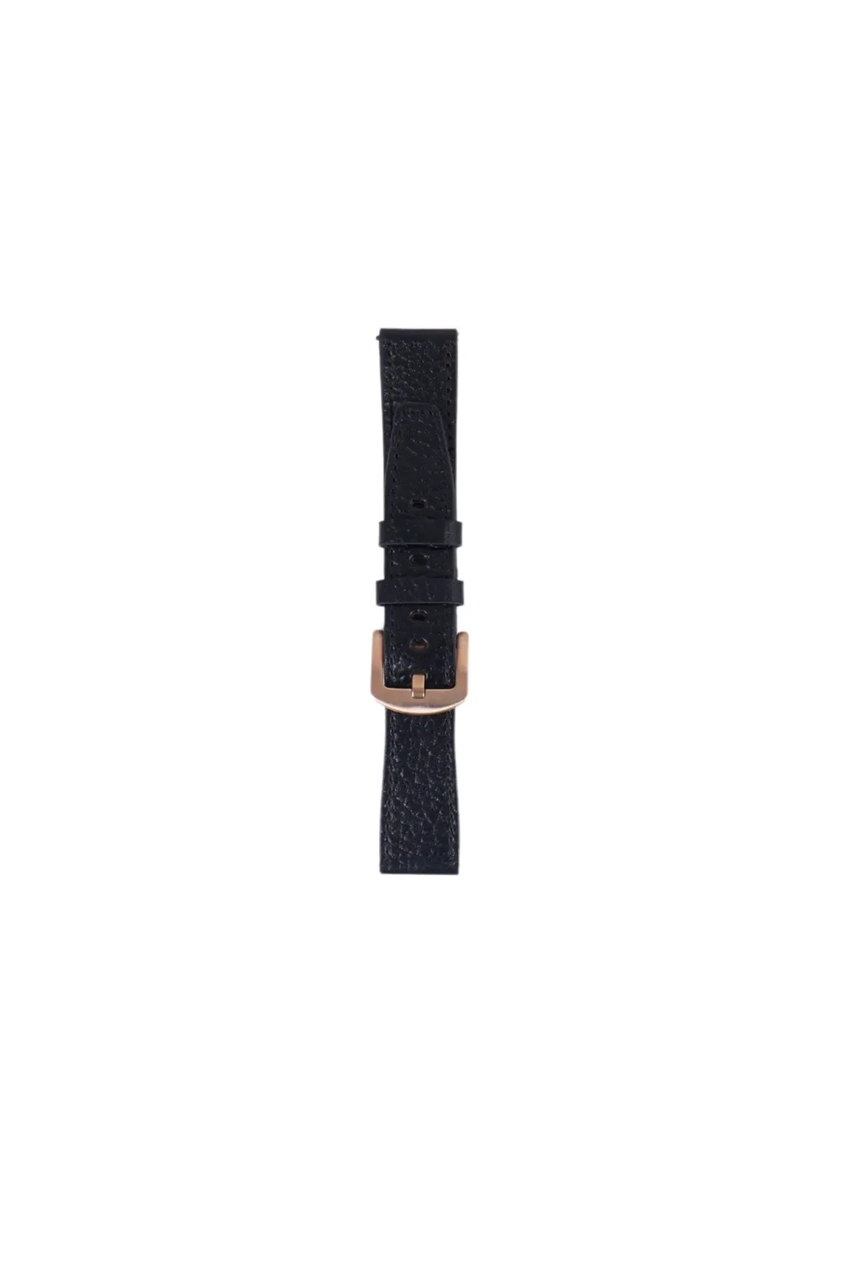 Fro LW38-43 20 mm Hakiki Deri Floter Siyah Kordon Gold Toka